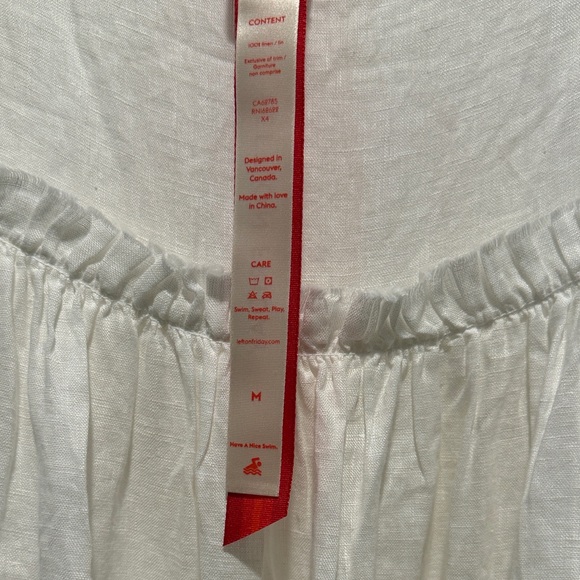 Left On Friday White Ruffle Mini Dress - Picture 3 of 4